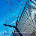 Powder Coated Prison Mesh Anti Climb Grille Fence High Security Fence.